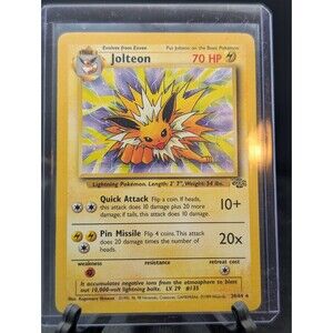 Jolteon • Jungle 20/64 • WotC 1999 • Vintage Pokémon Eeveelution • UMM Finds